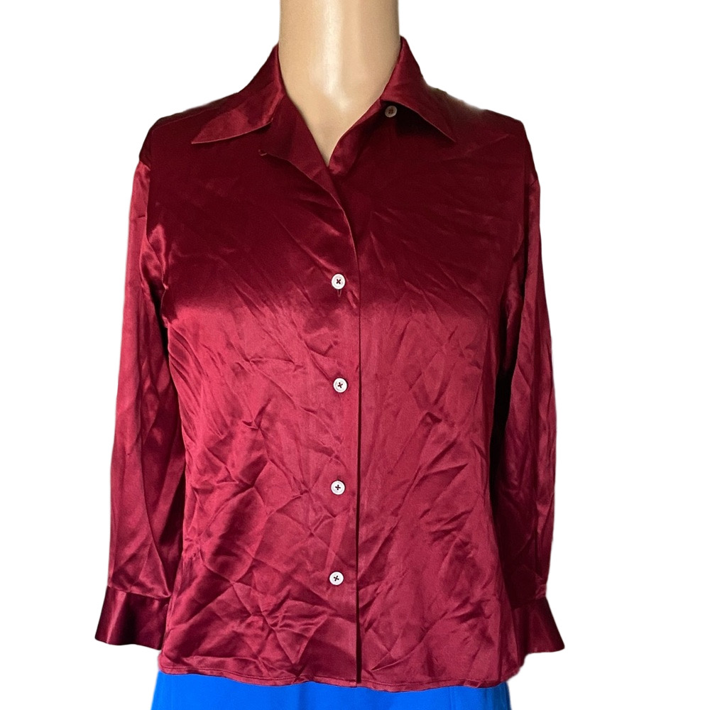 Linda Allard silk blouse CRB